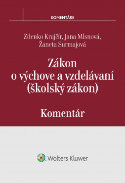 Ponuka publikácie Zákon o výchove a vzdelávaní (školský zákon) – komentár